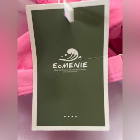 NEW-2025 Pink 2Tone Cut out Full Coverage 
Bathing suit Swimsuit 🌸 - Picture 10 of 11